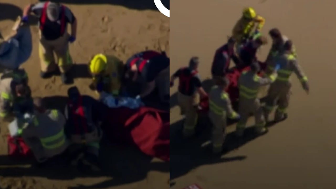نجاة 3 ركاب من موت محقق بعد تحطم مروحيتهم