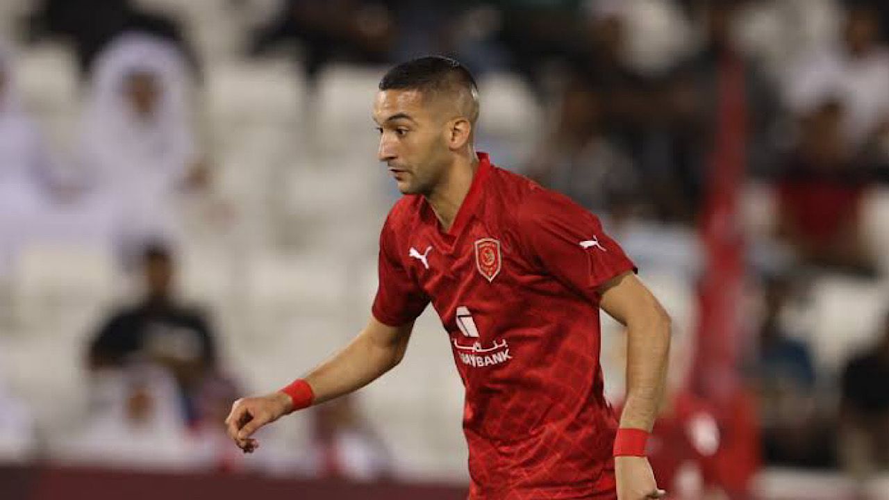 الدحيل القطري يعلن رحيل حكيم زياش رسميًا