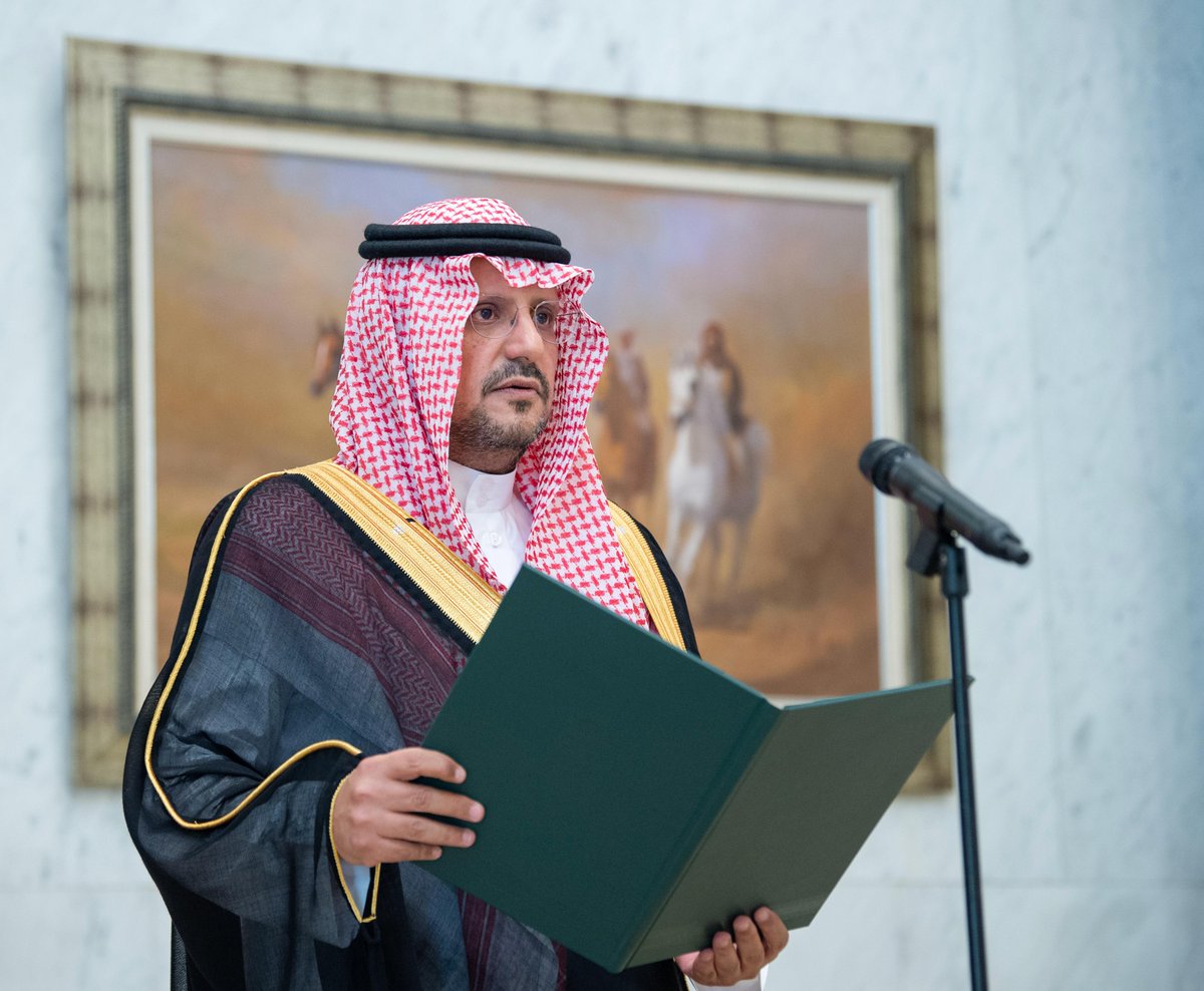 أصحاب السمو الأمراء يؤدون القسم أمام خادم الحرمين الشريفين.. صور