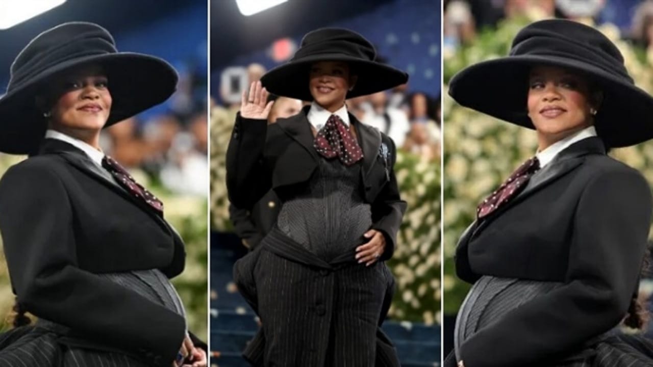 ريانا تعلن حملها الثالث بإطلالة لافتة في حفل ميت غالا .. صور