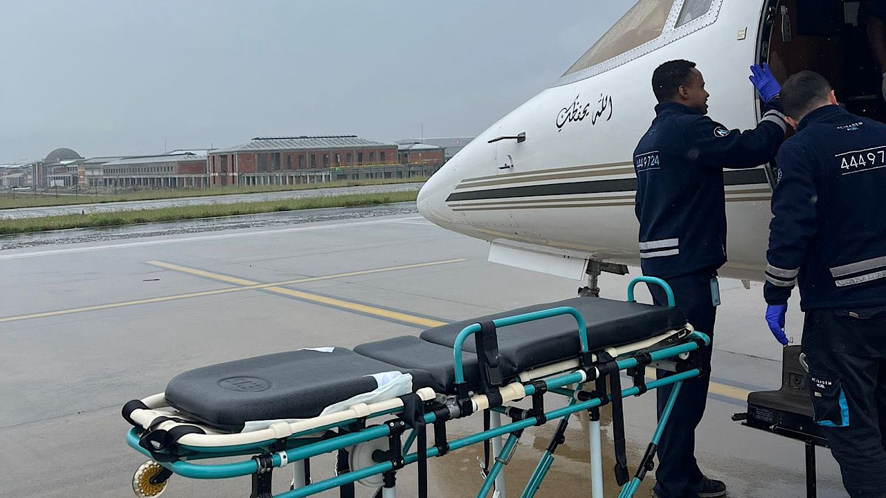 نقل مواطن بواسطة الإخلاء الطبي من إسطنبول إلى المملكة لاستكمال علاجه