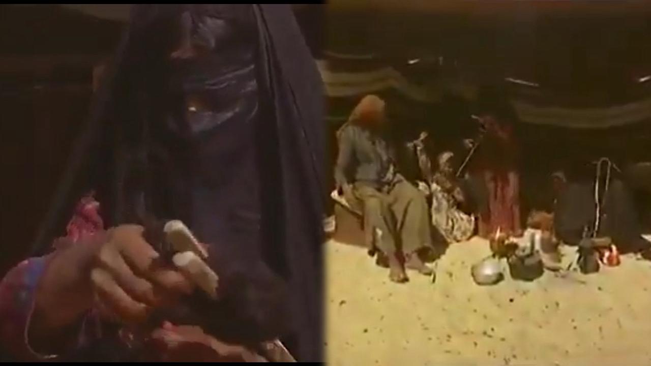 مقطع نادر لبدويات يعملنَ على غزل الصوف قبل 59..فيديو