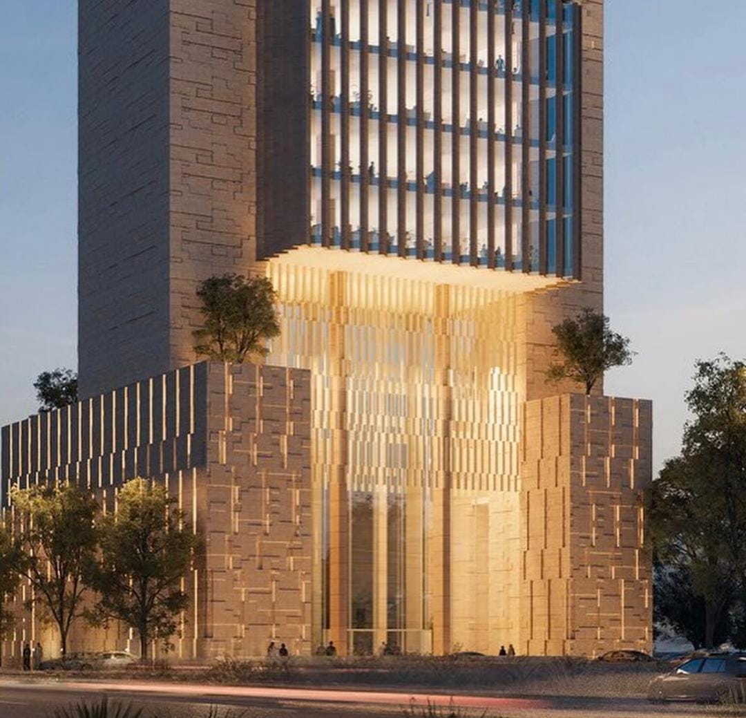 بدء أعمال مشروع برج جديد بطراز سلماني في شمال الرياض .. صور