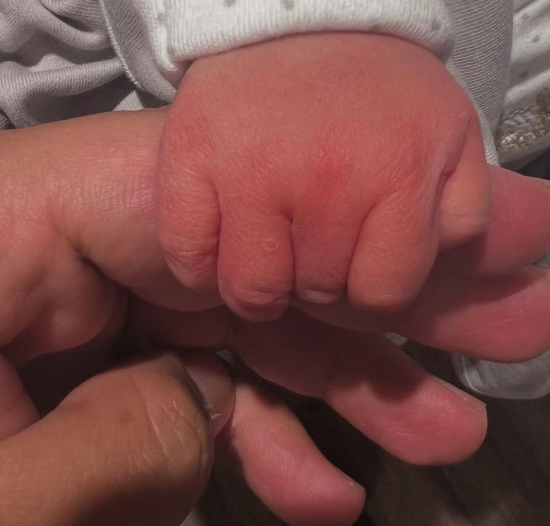 إيمي سمير غانم وحسن الرداد يستقبلان مولودتهما الجديدة