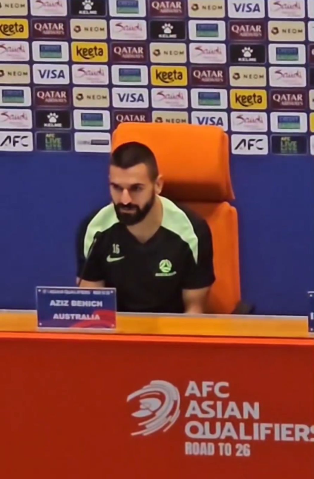 عزيز بيهيتش قبل مواجهة الأخضر: المباريات الصعبة تصنع الشغف