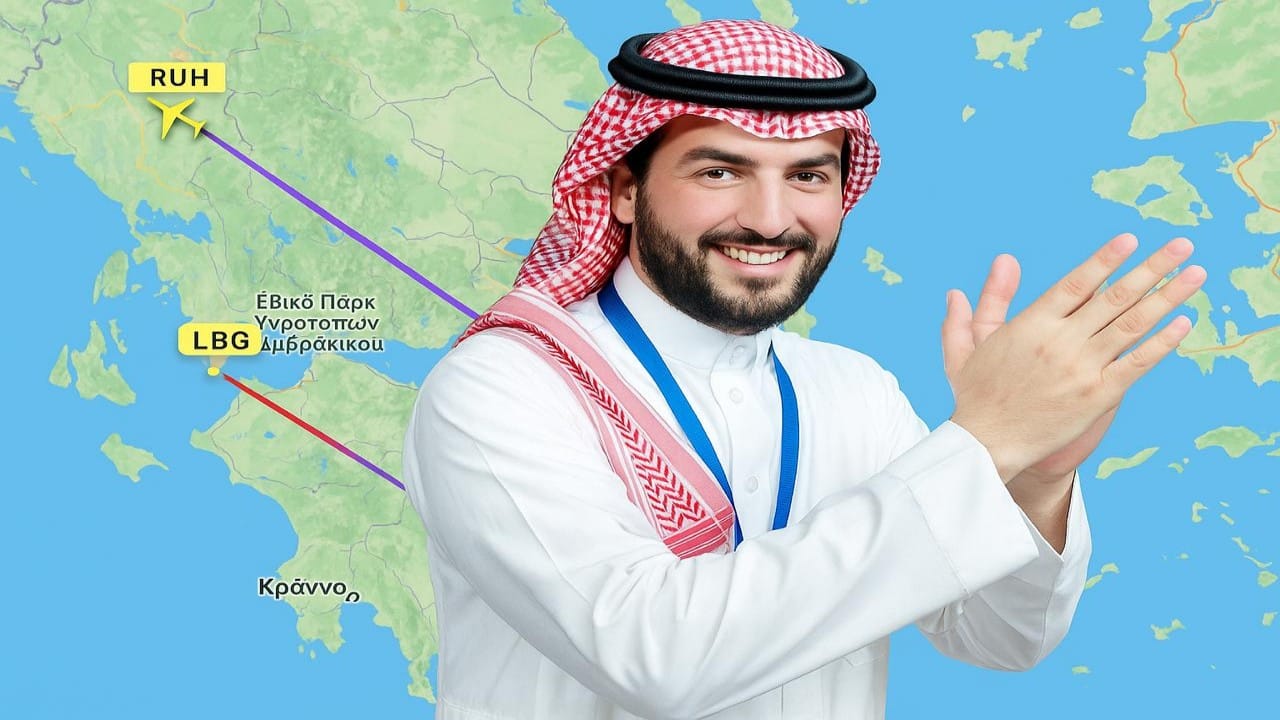 الجماهير الرياضية تتبع خط سير رحلة فهد بن نافل إلى باريس