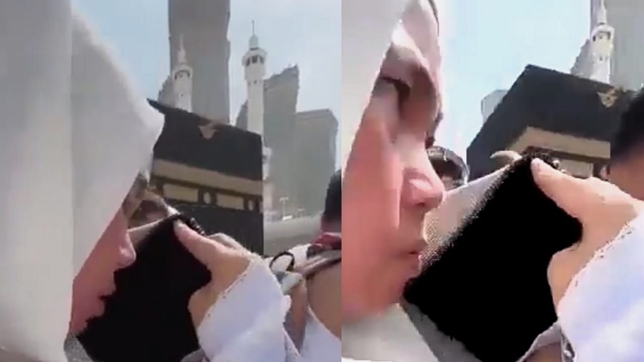 مشهد إنساني مؤثر لحاجة من شرق آسيا ورضيعها يلامس قلوب الملايين .. فيديو