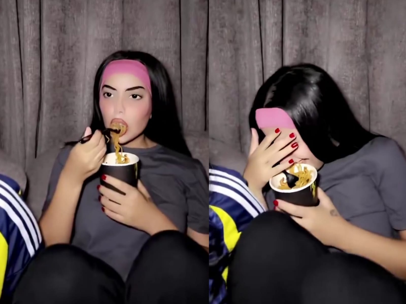 فيديو طريف يرصد ردة فعل ريما العنزي أثناء مشاهدتها فيلم رعب