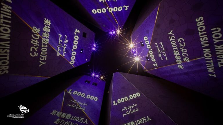 جناح المملكة في إكسبو 2025 أوساكا يتجاوز المليون زائر ويواصل إبهار العالم