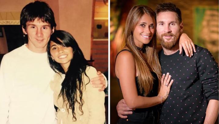 أنتونيلا تفاجأ ميسي بكعكة سنفور غضبان في عيد ميلاده