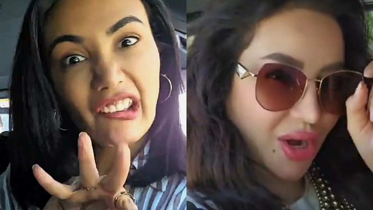 لجين عمران تصوّر الترند مع المشهورات   ..  فيديو