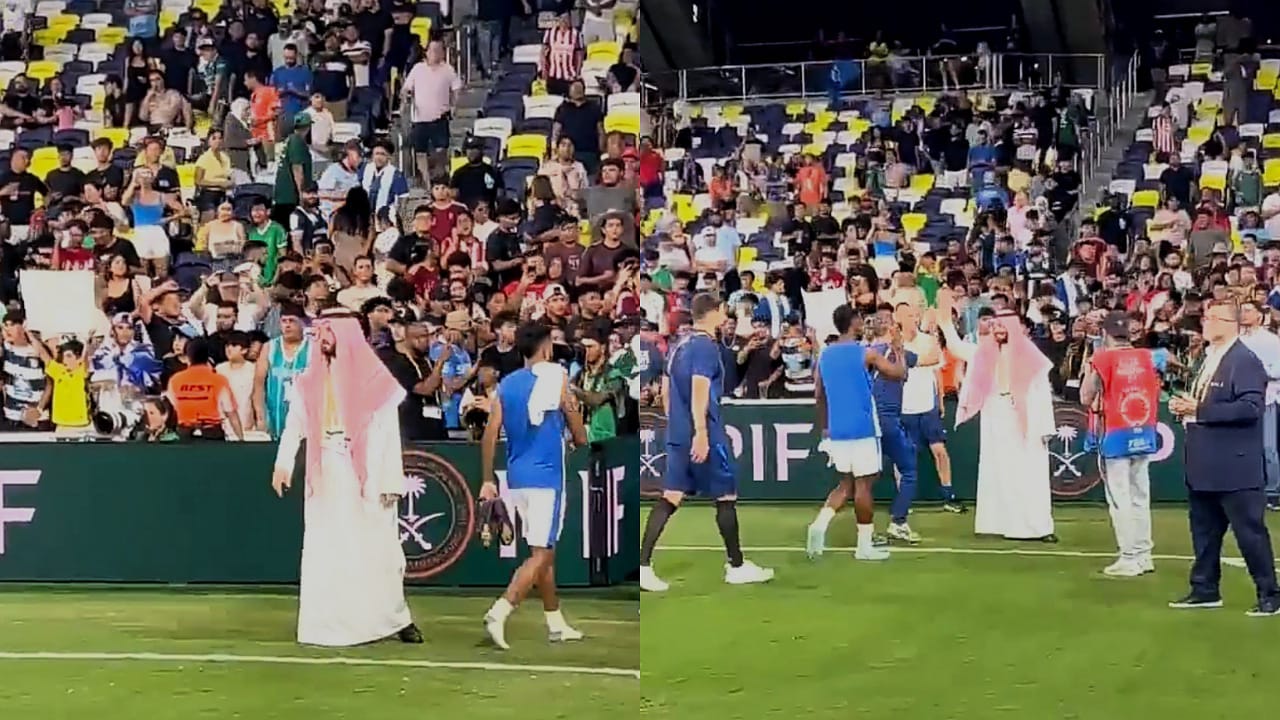 بن نافل في قلب الاحتفال بعد تأهل الهلال التاريخي لدور الـ 16  ..  فيديو