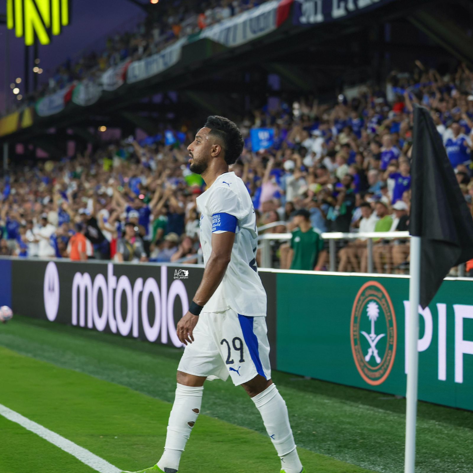 سالم الدوسري رجل مباراة الهلال ضد باتشوكا