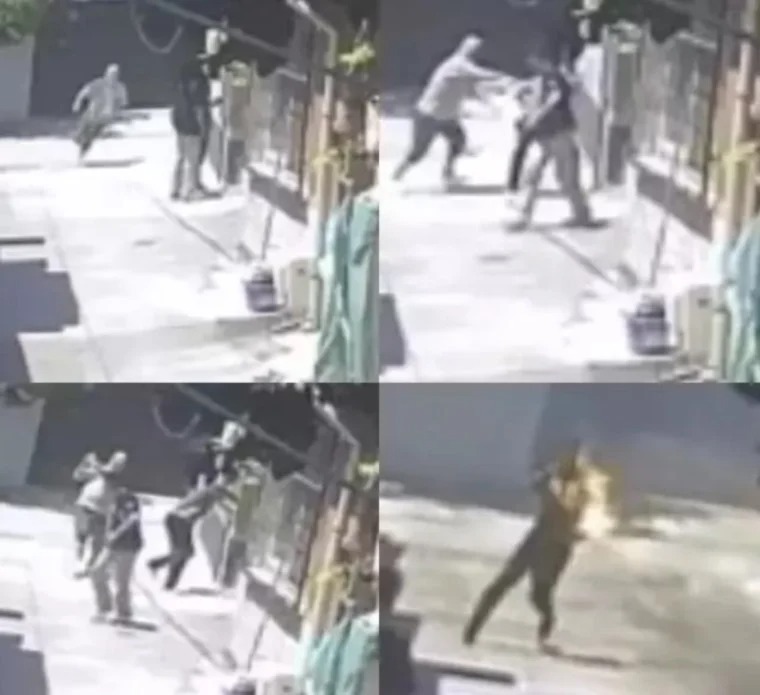 شاب يحترق على يد عمه إثر نزاع عائلي