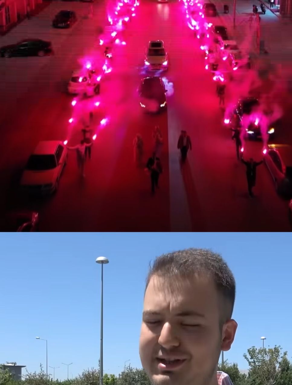 زفة عريس تتحول إلى جريمة والشرطة تحاصر الزفاف .. فيديو