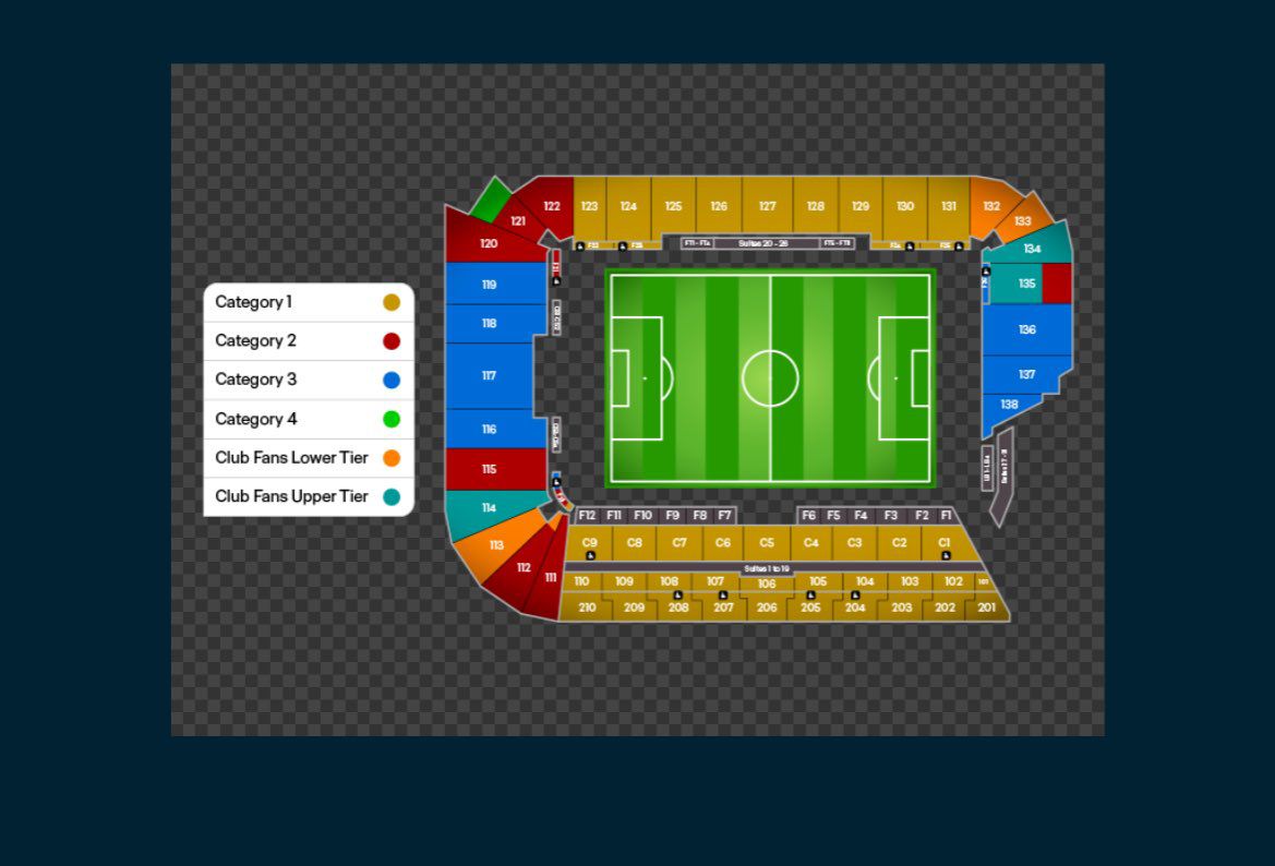 تحديد مواقع جماهير الهلال في مباريات مونديال الأندية الودية بأمريكا 
