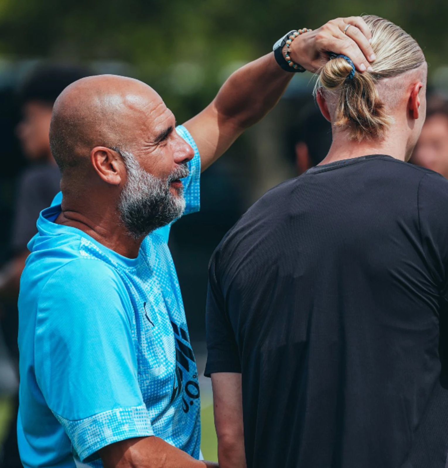 مانشستر سيتي يواصل تدريباته استعدادا لمواجهة الهلال .. صور