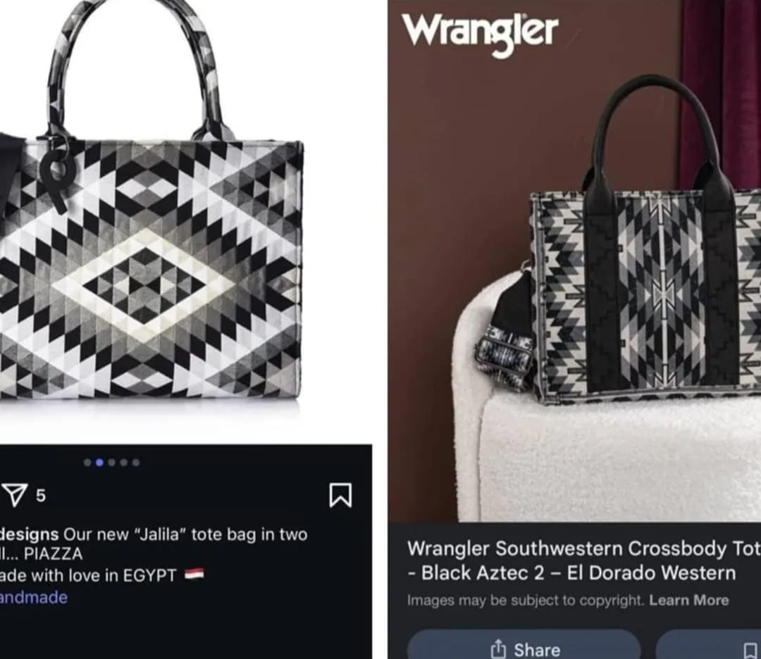 بعد أزمة اللوحات: اتهامات جديدة لمها الصغير بسرقة تصاميم حقائب عالمية.. صور