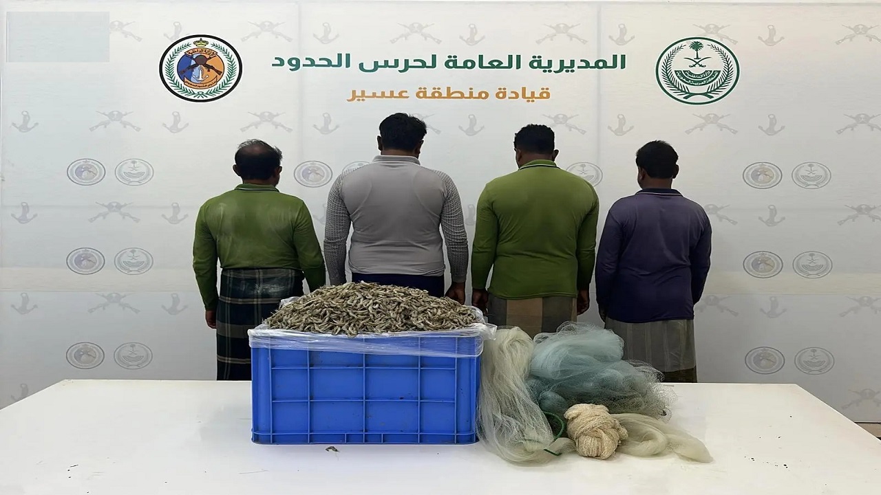 ضبط 4 مقيمين مخالفين للائحة الأمن والسلامة لمزاولي الأنشطة البحرية