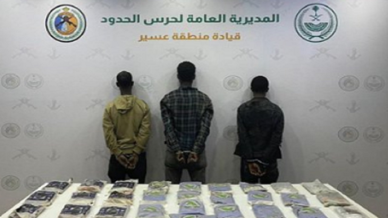 القبض على 8 مخالفين لتهريبهم 233 كيلوجرام من نبات والحشيش