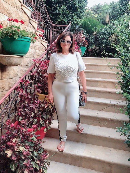 إلهام شاهين تلفت الأنظار برشاقتها خلال رحلتها في لبنان ..صور