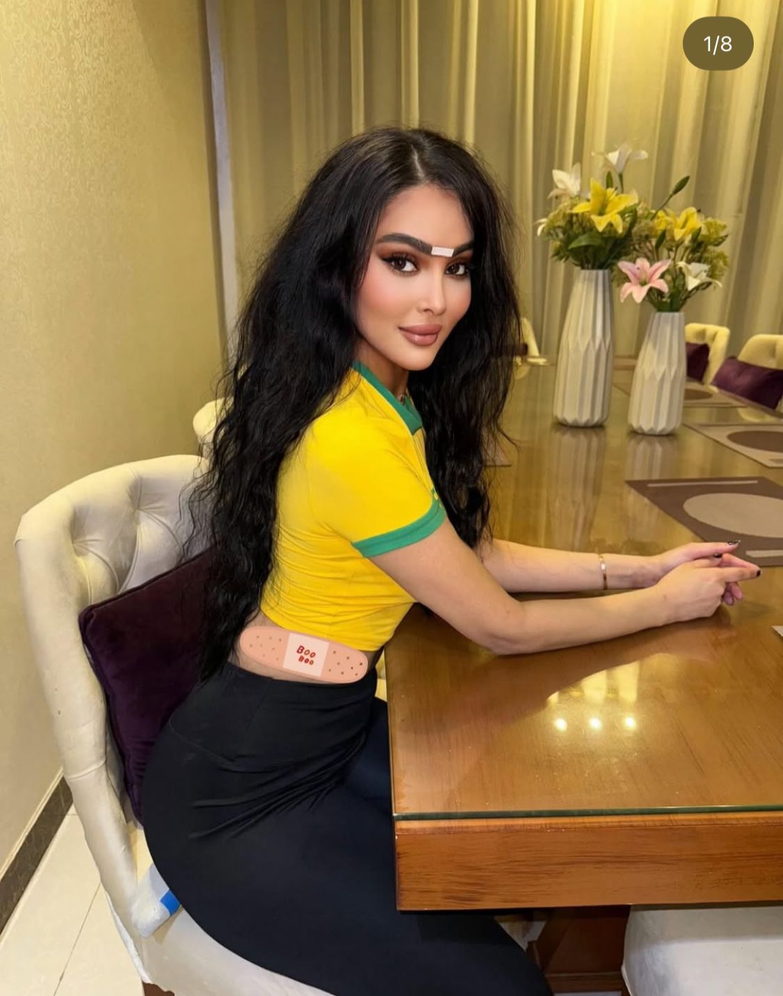 رومي القحطاني تحتفل بتأهل الهلال : رغم إني نصراوية بس الكورة ذوق .. صور