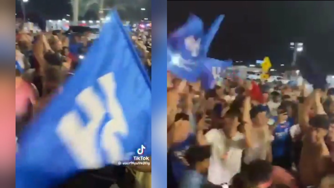 إحتفال جماهير مصرية بعد فوز الهلال ضد مانشستر سيتي .. فيديو
