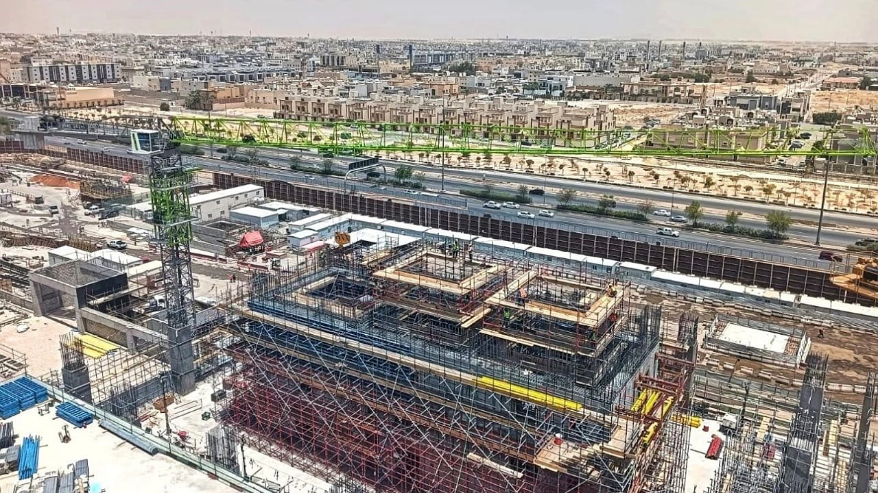 تقدم الأعمال في مشروع الأفنيوز الرياض .. صور
