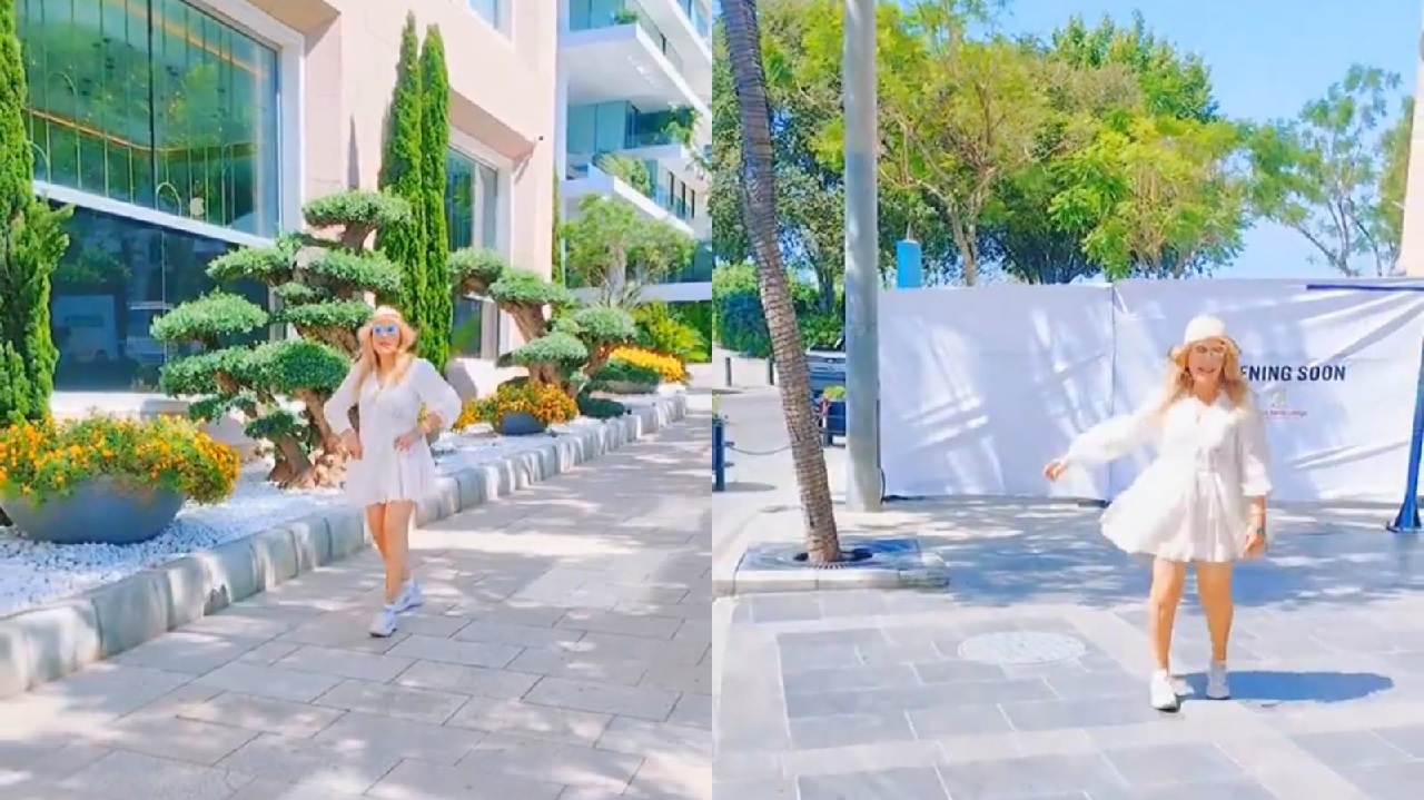 نادية الجندي بإطلالة شبابية لافتة في عمر الـ80 .. فيديو