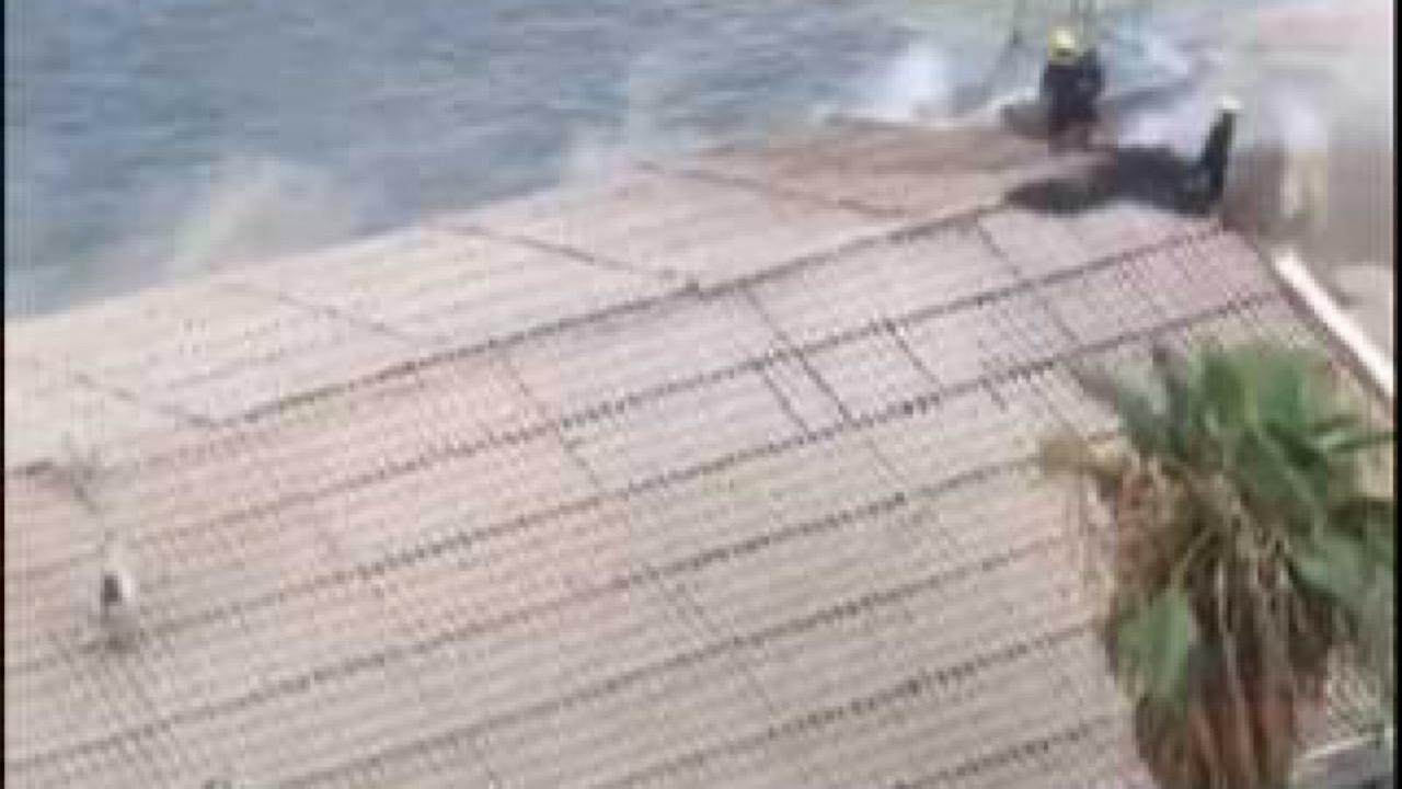 نشوب حريق داخل نادي القضاة النهري في مصر