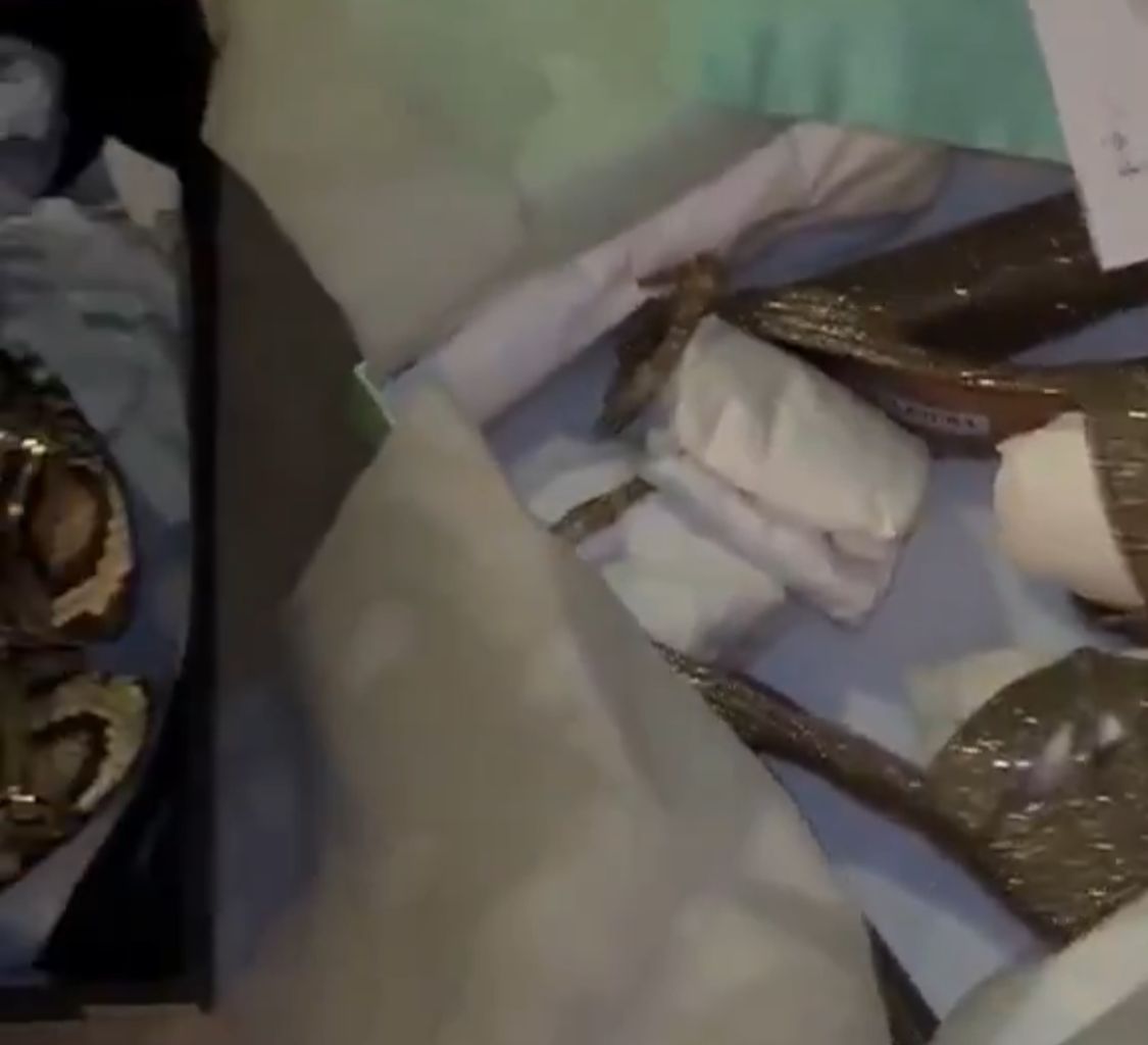 مروج الرحيلي تستعرض محتويات حقيبتها والجمهور : لو انسرقت المفروض السفارة ما ترد .. فيديو