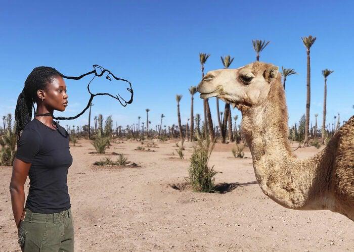 فنانة أفريقية تبدع في تحويل شعرها لمنحوتات مبهرة..صور