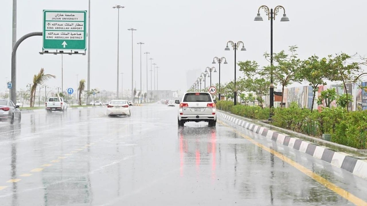 هطول أمطار في 6 مناطق وجازان الأعلى كميةً