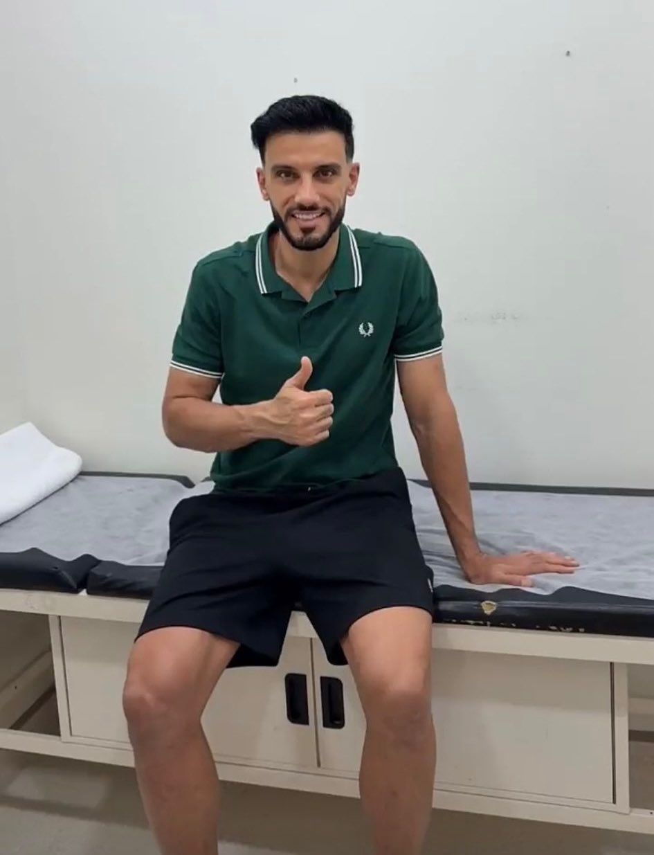 عمر السومة يخضع للفحوصات الطبية تمهيدا للانضمام إلى الحزم