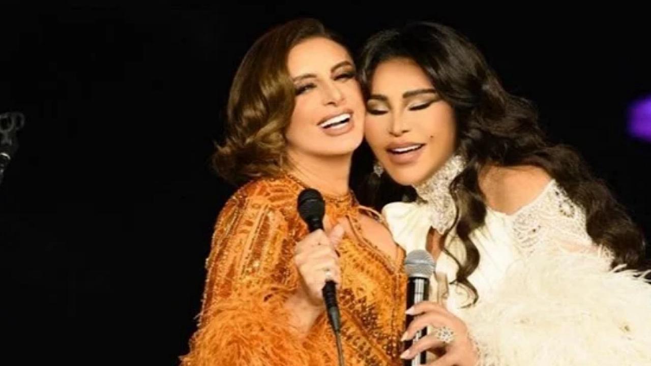 بكاء أحلام بسبب مرض أنغام.. فيديو