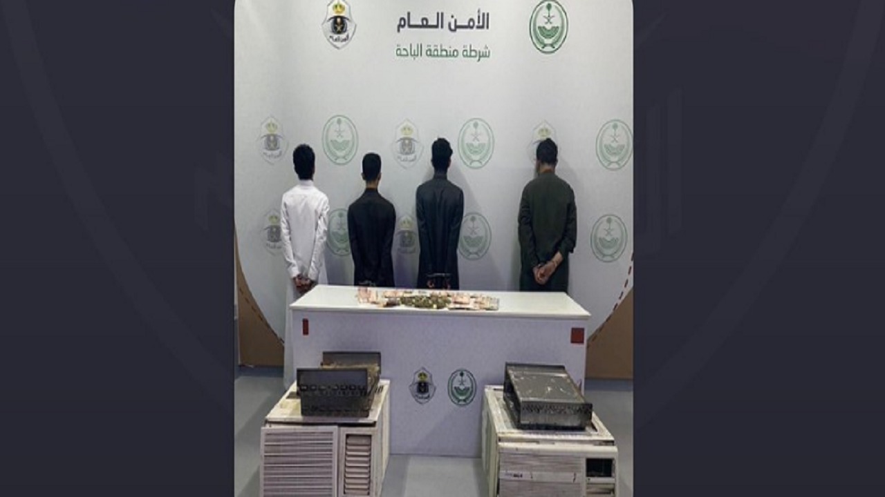 ضبط 4 أشخاص لسرقتهم مكيفات من مساجد بالعقيق.. فيديو
