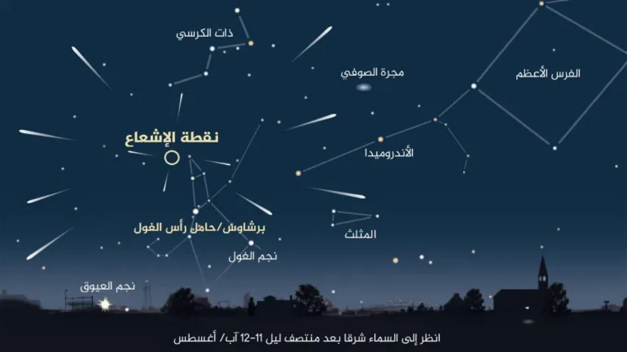 المسند: زخات شهب الفرساوسيات ترى الليلة بمعدل 80 شهابا في الساعة