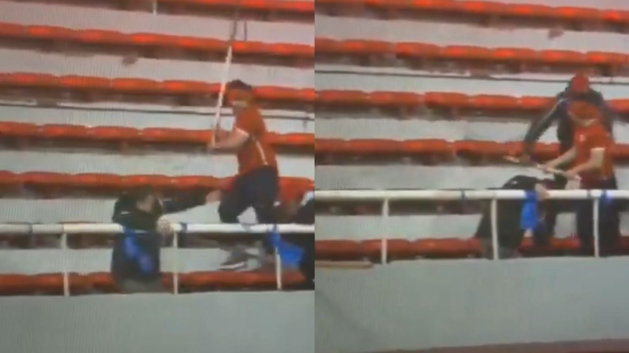 إصابة 10 أشخاص واعتقال 90 مشجعًا في مباراة كرة قدم.. فيديو