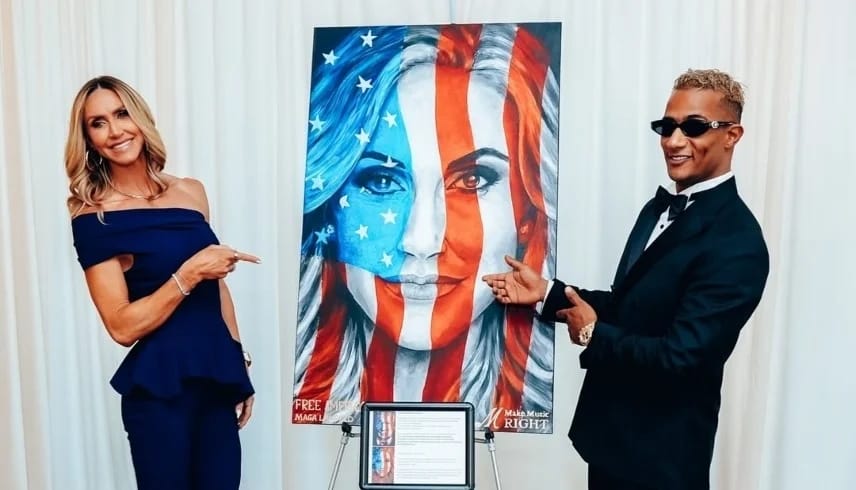 محمد رمضان برفقة لارا ترامب ويكشف عن تعاون فني جديد .. صور