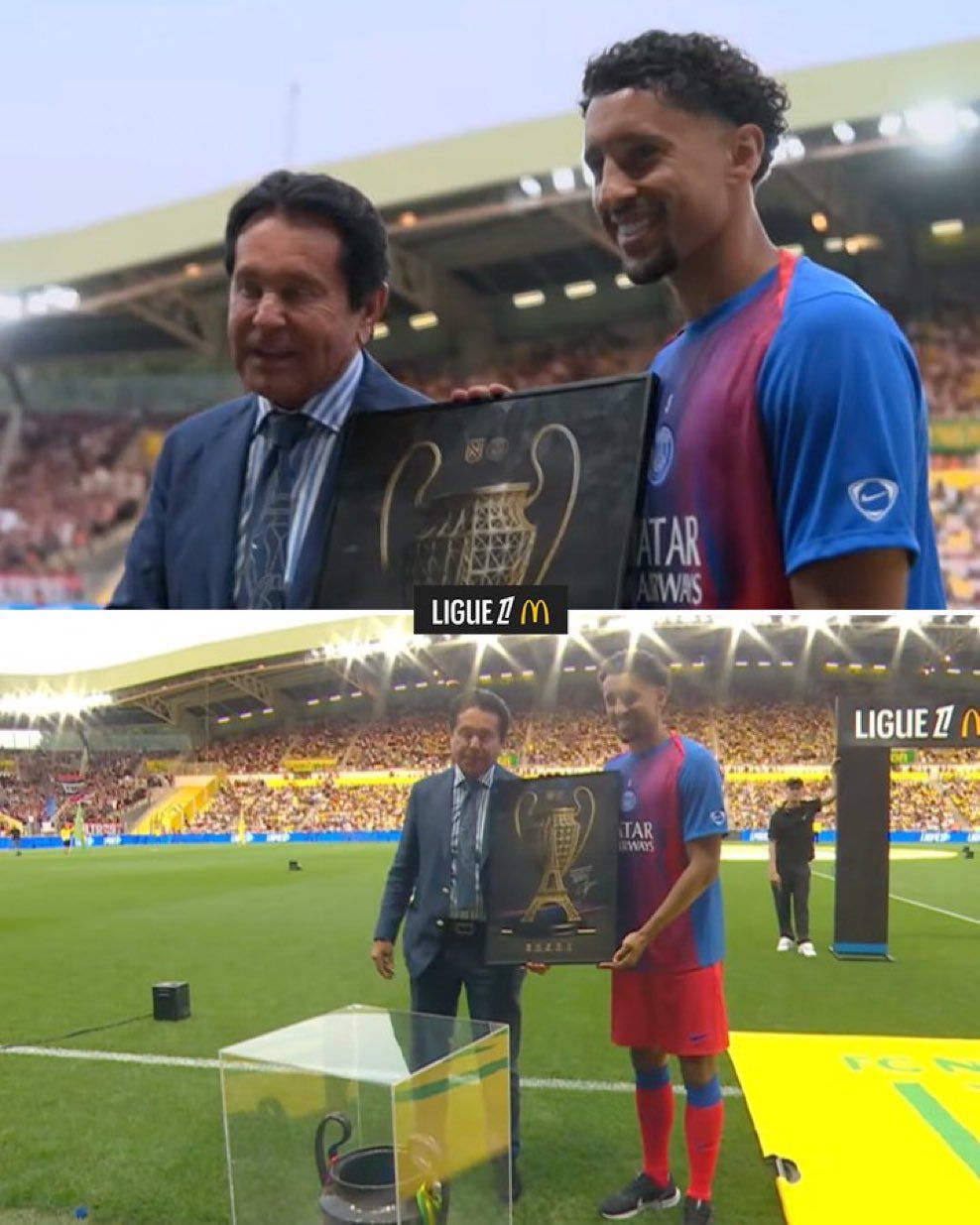 رئيس نانت يفاجئ ماركينيوس بهدية كأس الشوكولاتة