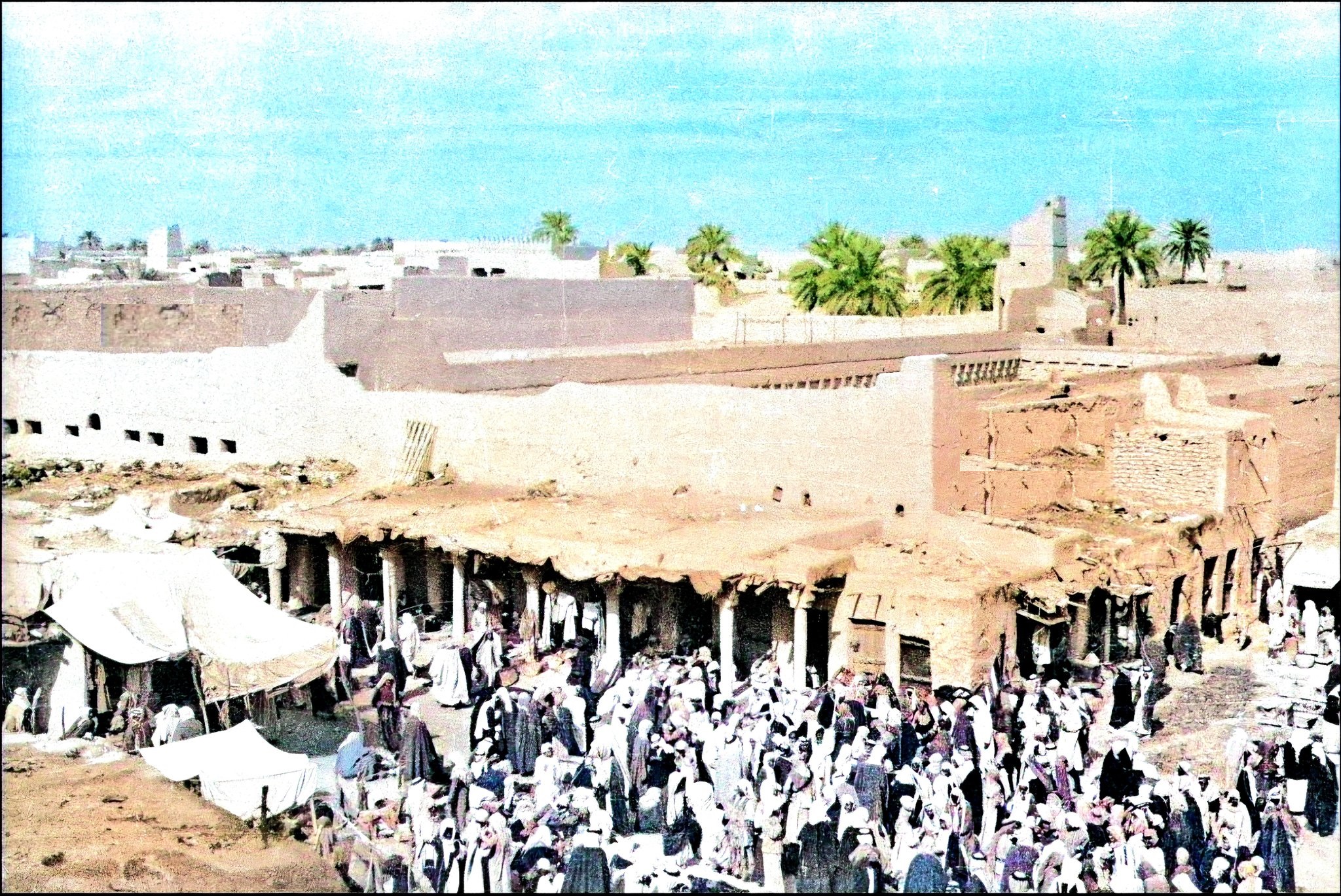 جامع الإمام تركي وساحة الصفاة قديما