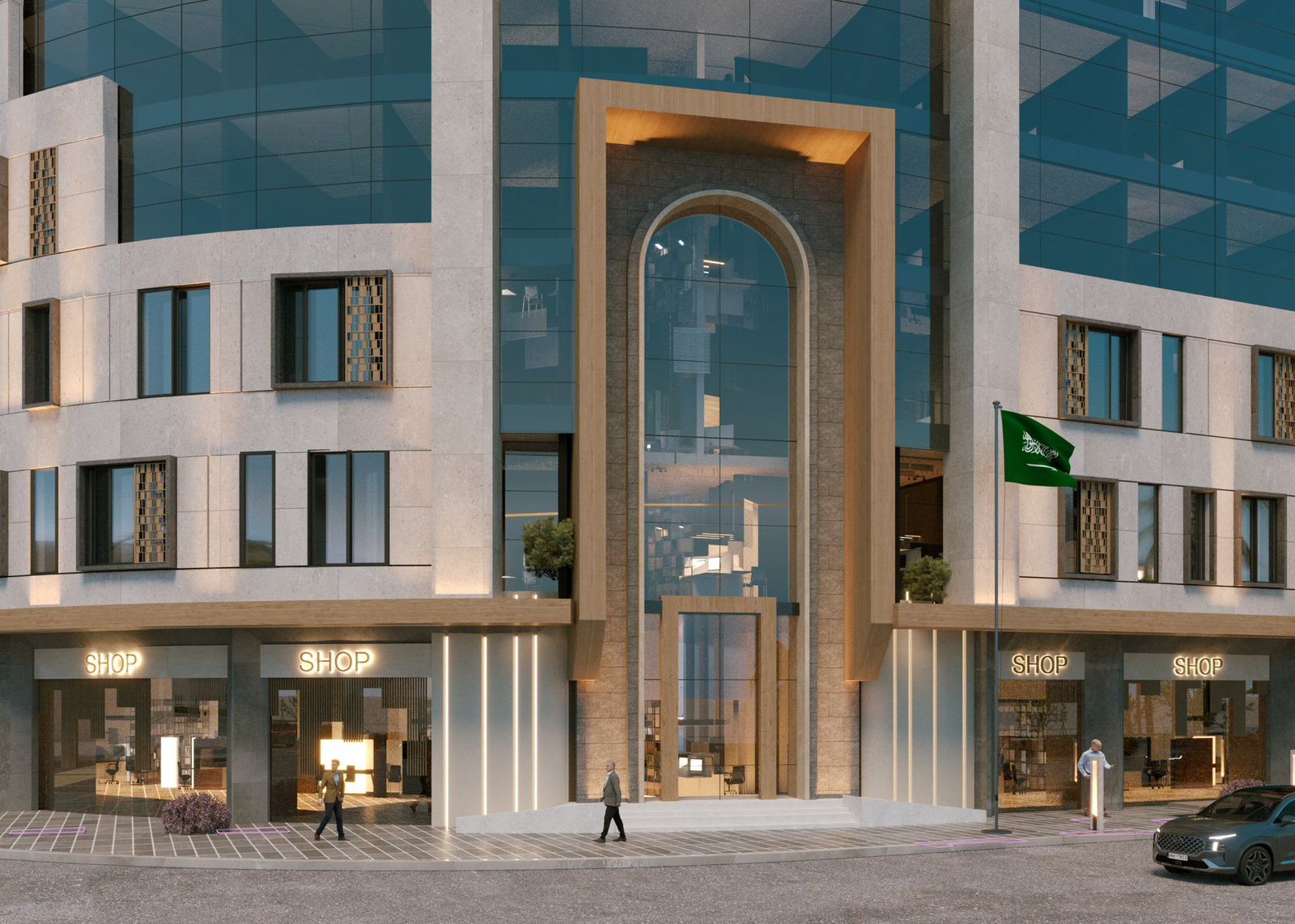 مشروع فندقي تجاري جديد في المدينة المنورة بارتفاع 12 طابقا .. صور