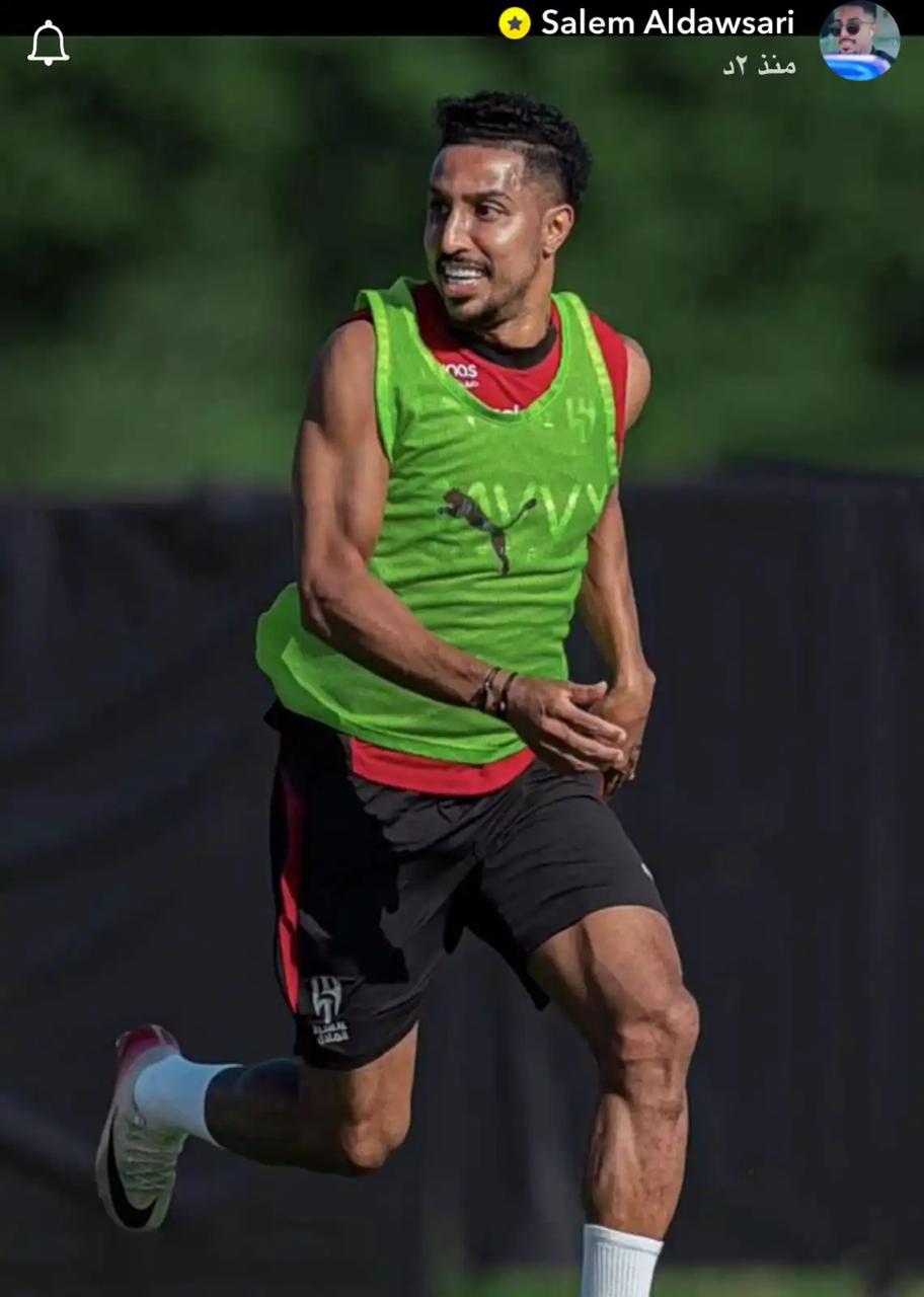 سالم الدوسري يفاجئ جماهير الهلال بعضلات منتفخة