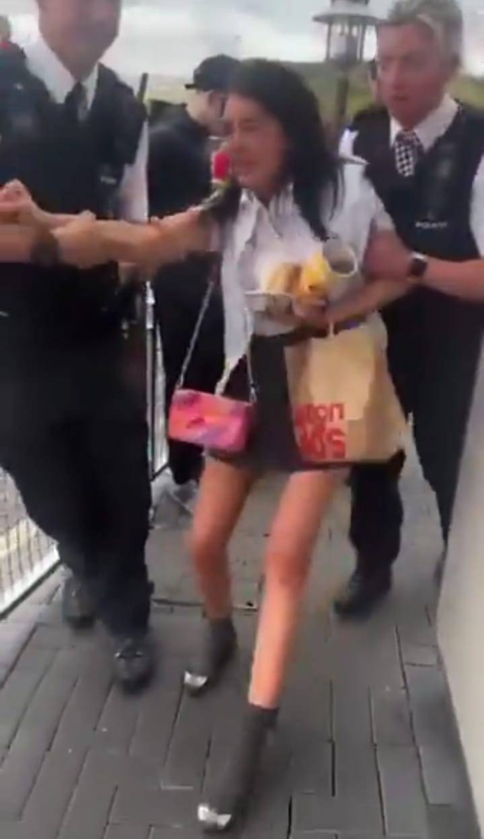 اعتقال مراهقة بريطانية بسبب وجبة من ماكدونالدز .. فيديو