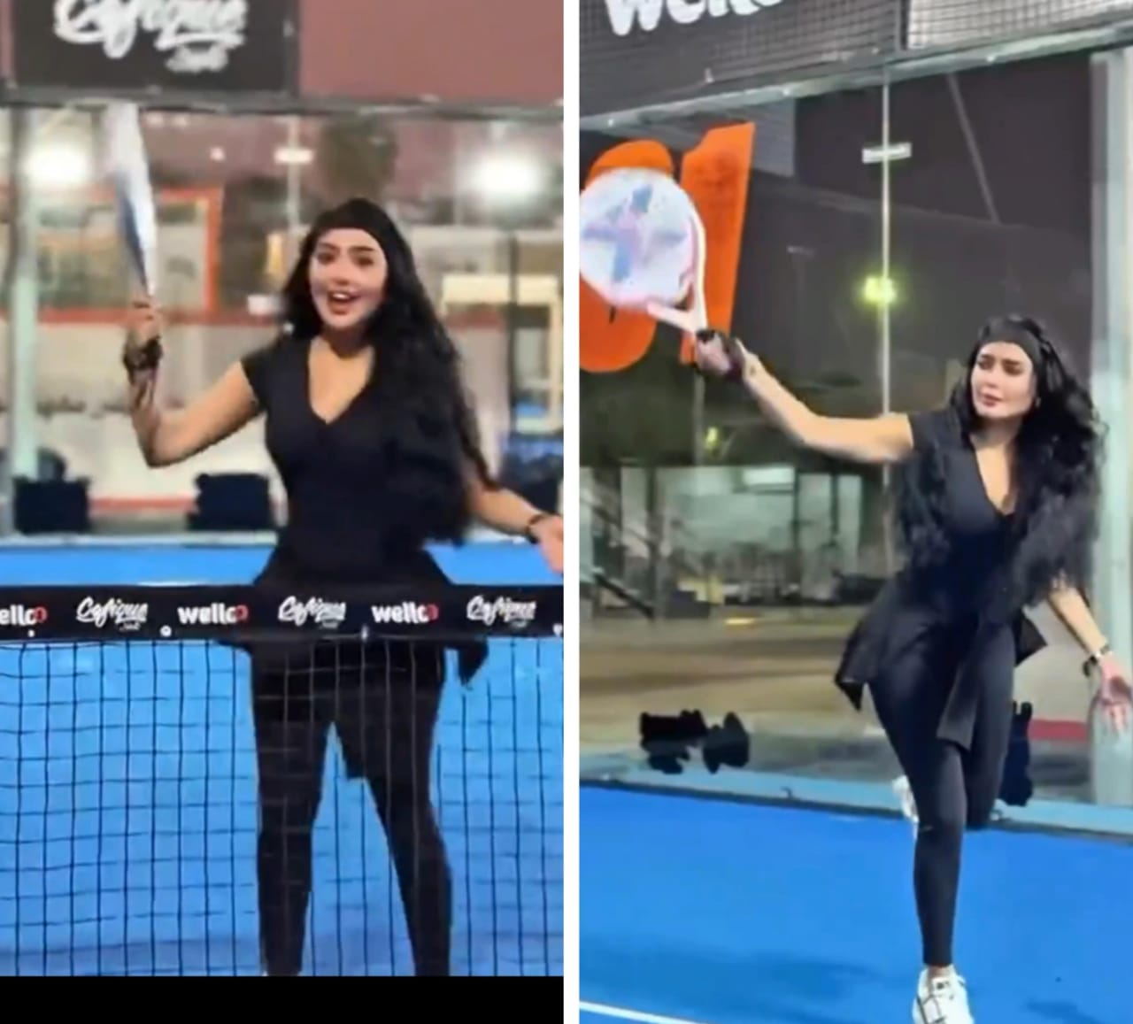 مروج الرحيلي تبهر متابعيها بأنوثتها ومهاراتها في البادل .. فيديو