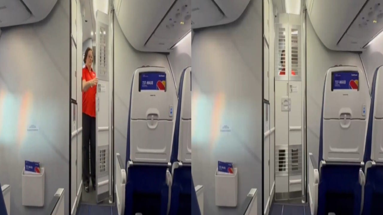 حاجز إضافي داخل الطائرات لأول مرة لمنع الاقتحام.. فيديو