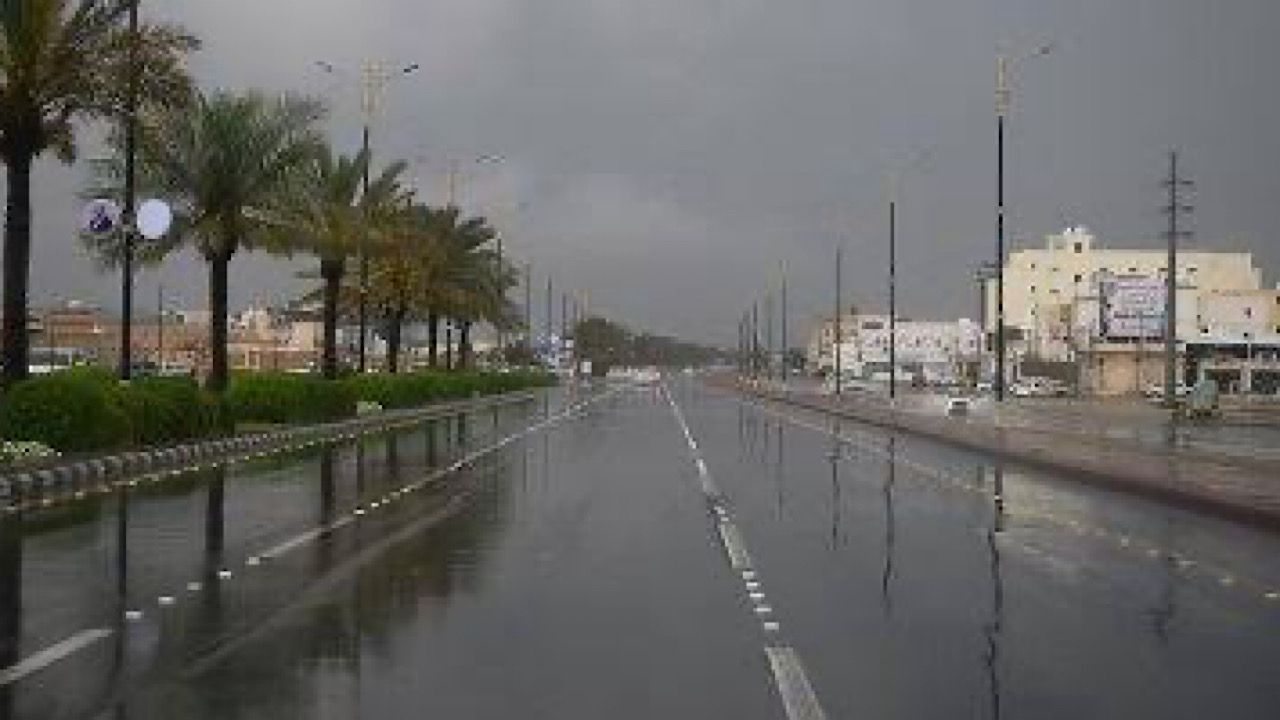 استمرار هطول الأمطار الرعدية على بعض مناطق المملكة حتى السبت المقبل