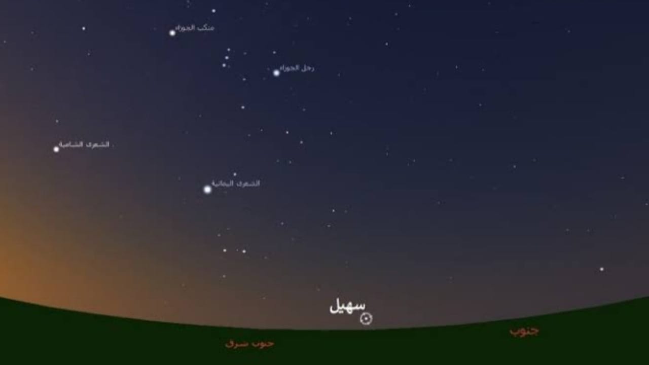 الحصيني: الأحد المقبل بداية موسم سهيل