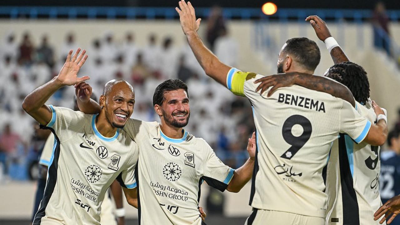 الاتحاد يقسو على الأخدود بخماسية.. فيديو