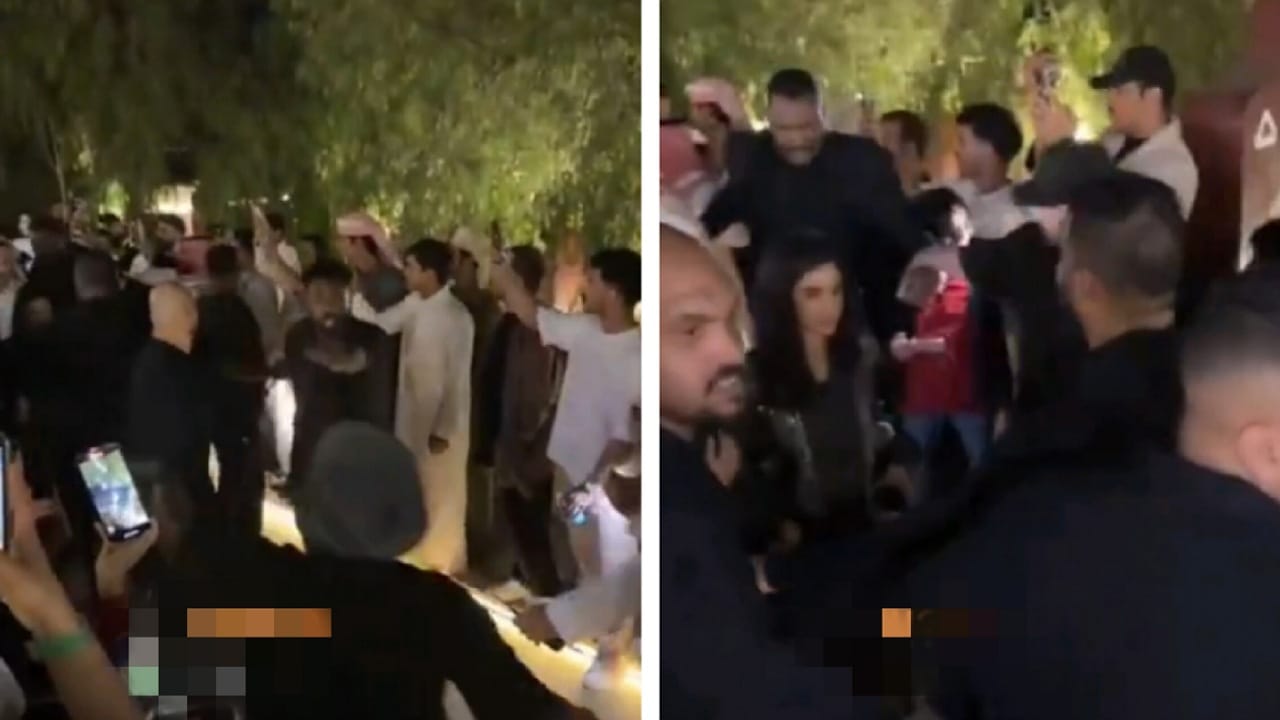 حشود غفيرة تستقبل أبطال شارع الأعشى في أبها.. فيديو